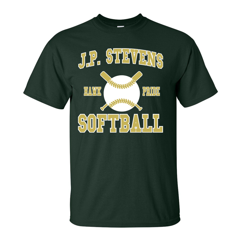 JPS Softball T-Shirt – Forest Green