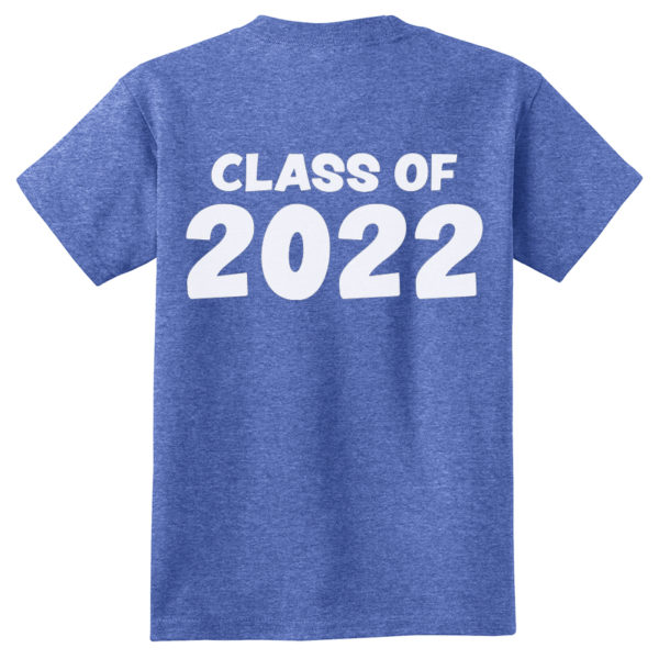 Youth Short Sleeve Class of 2022 - Heather Royal - Image 3