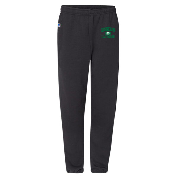 Russell Athletic Closed Bottom Sweatpants with Pockets - Black