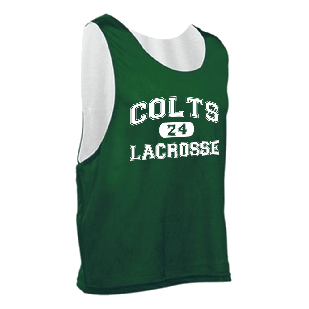 Reversible Practice Pinnie – Green/White